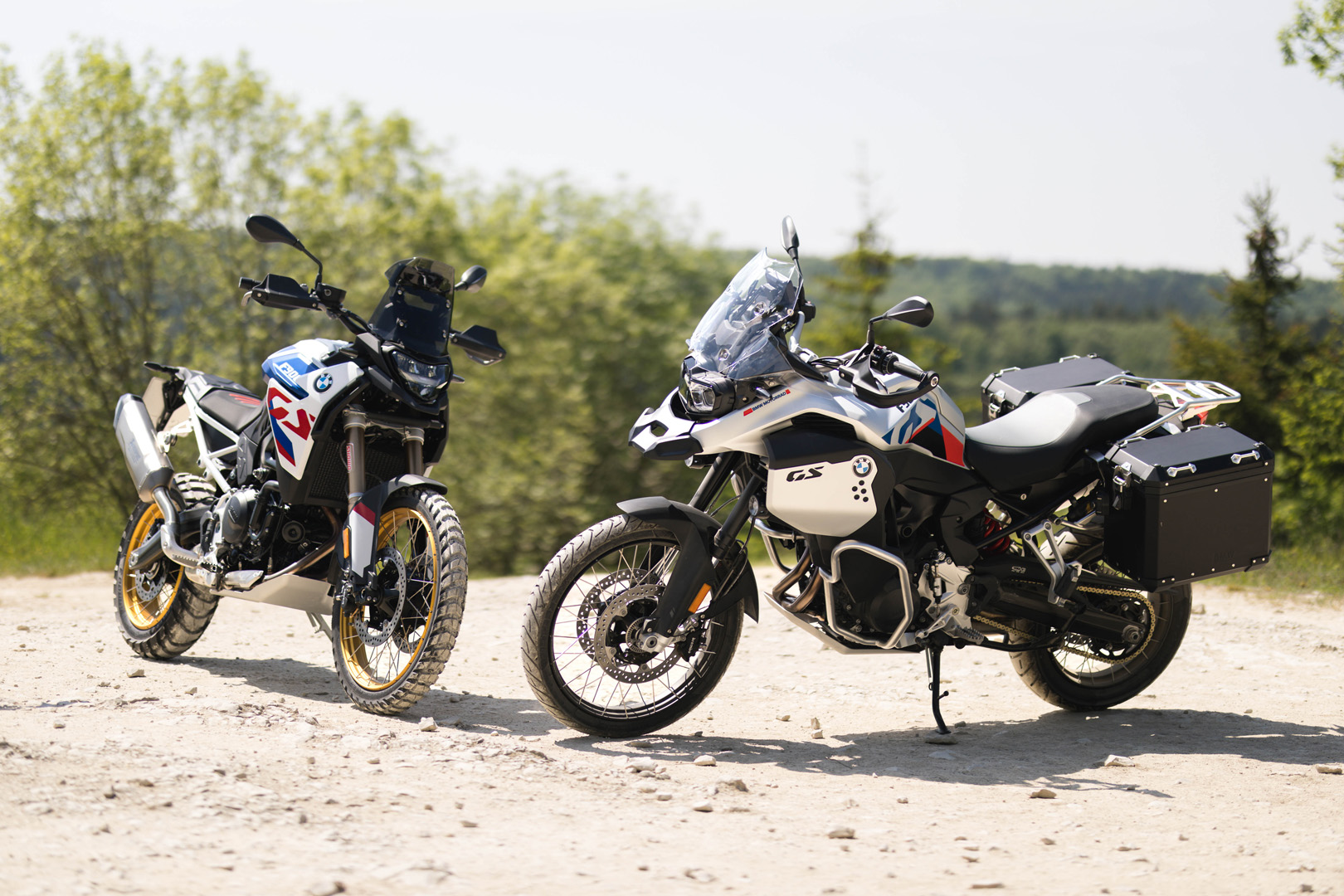 BMW F 900 GS Adventure (right) and F 900 (left) 2024