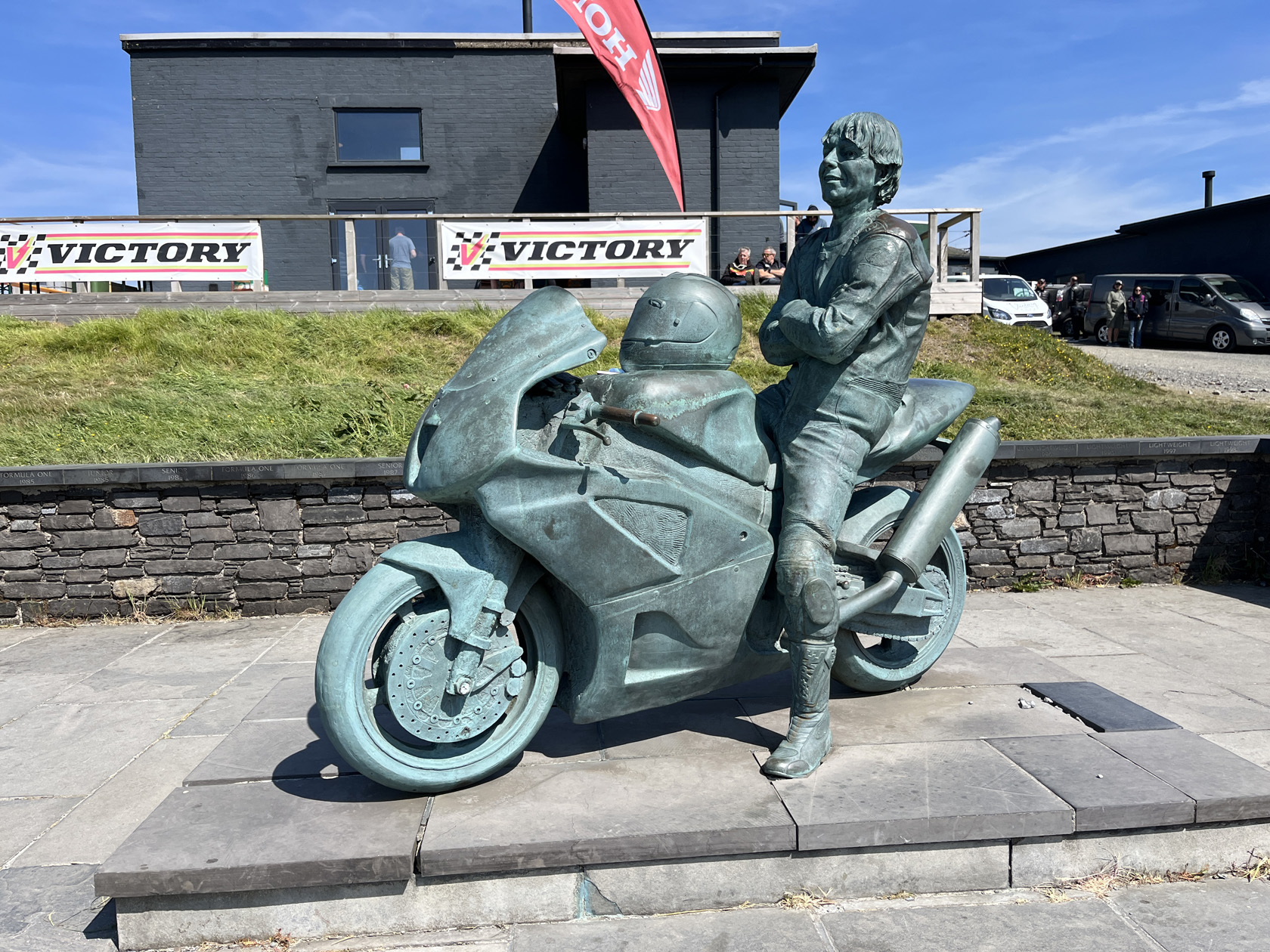 Joey Dunlop Statue - Isle of Man TT 2024