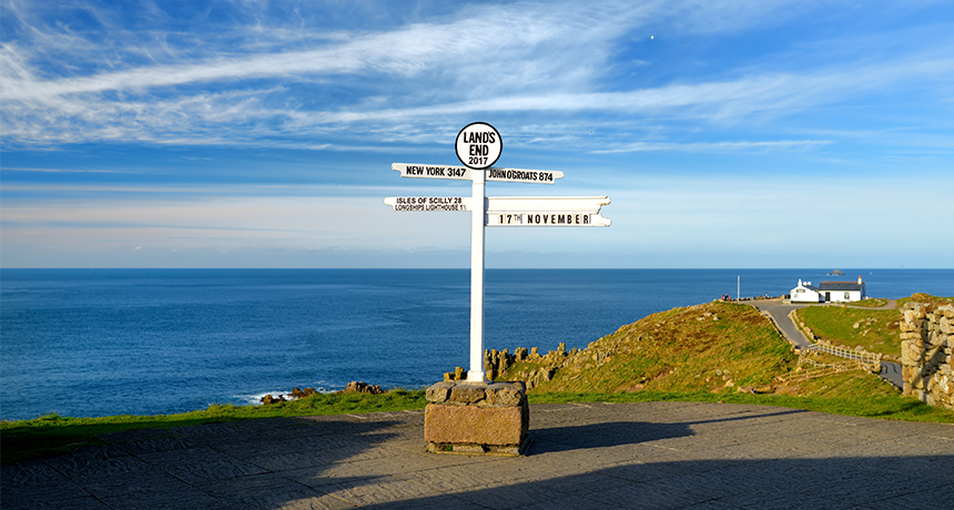 Lands end to John O Groats