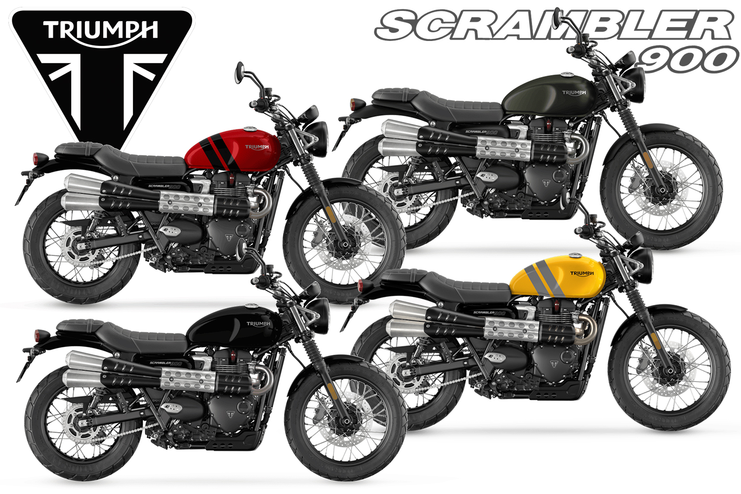 2023 Triumph Scrambler 900 Colour Options