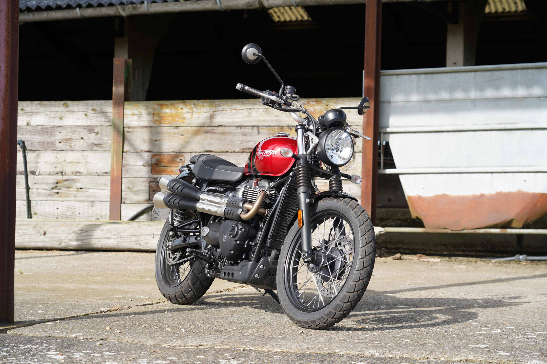 2023 Triumph Scrambler 900 in Carnival Red