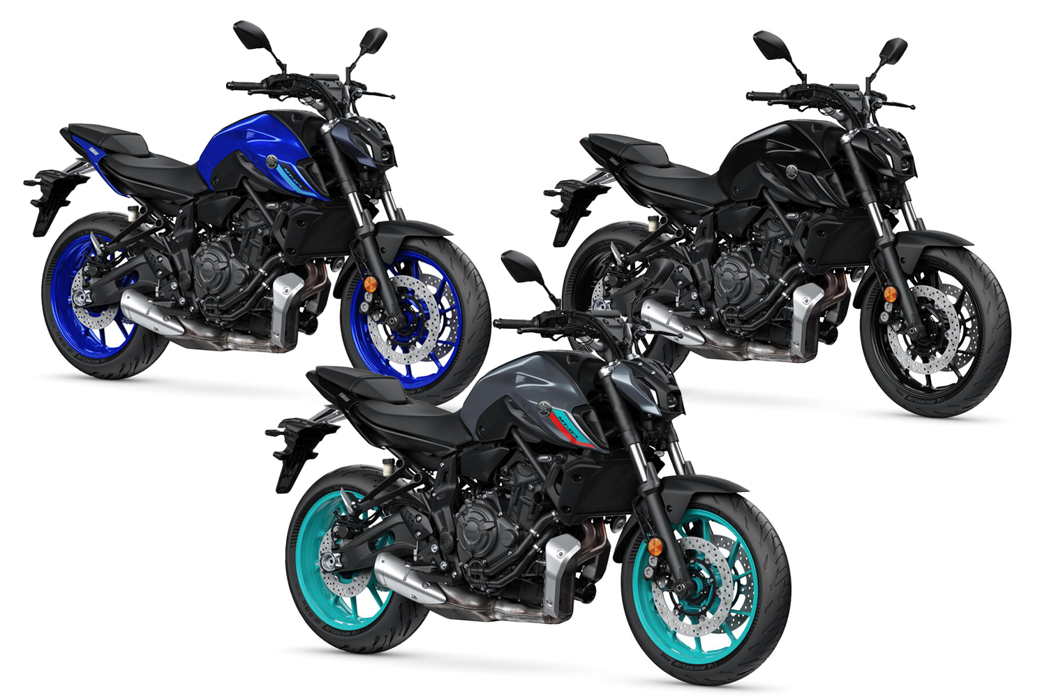 2023 Yamaha MT-07 colour options