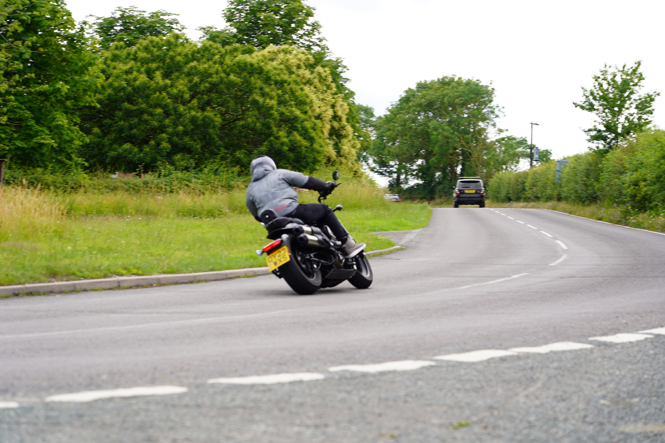 Harley-Davidson Sportster S cornering