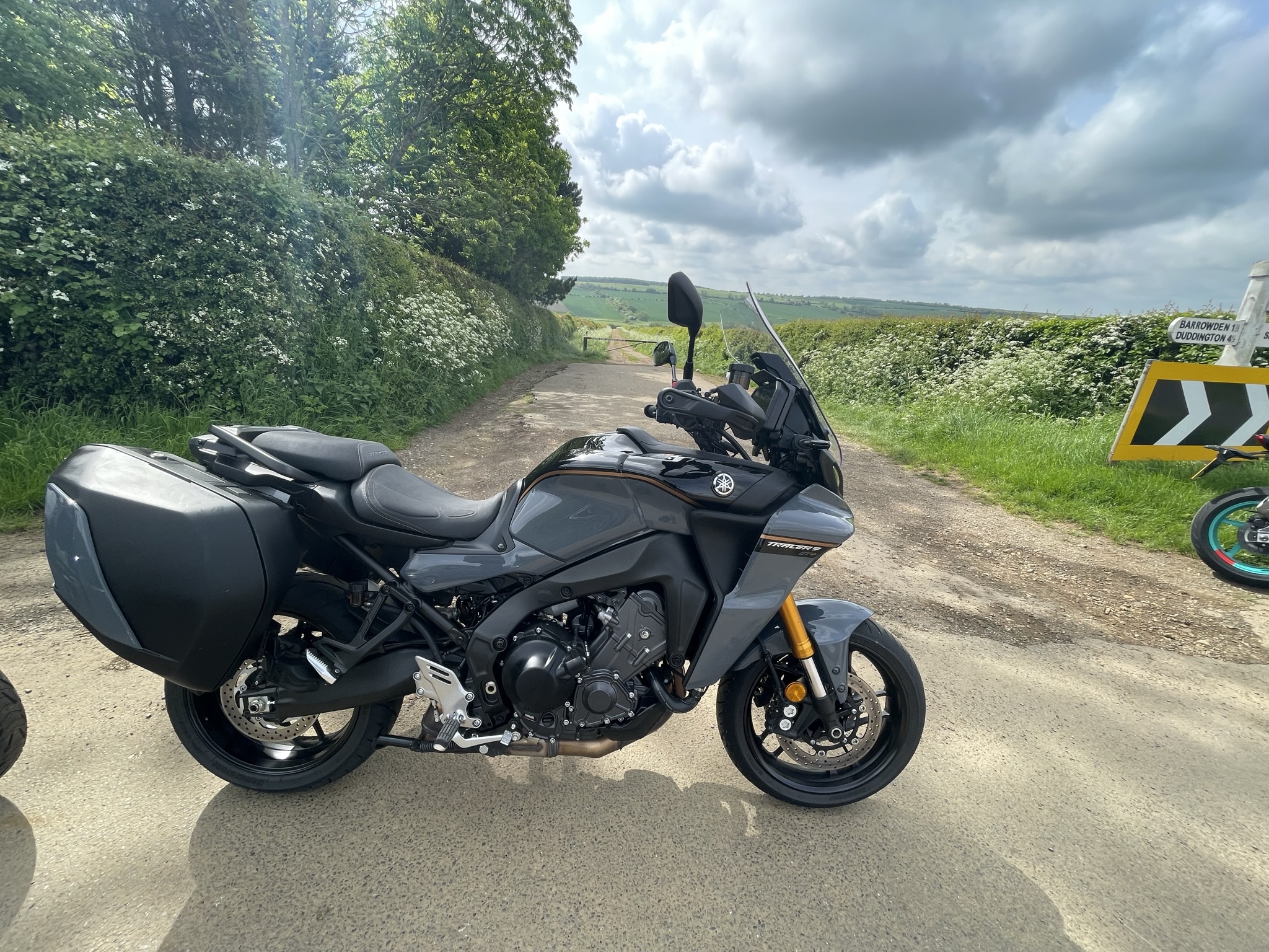 Yamaha Tracer 9 GT + in the countryside