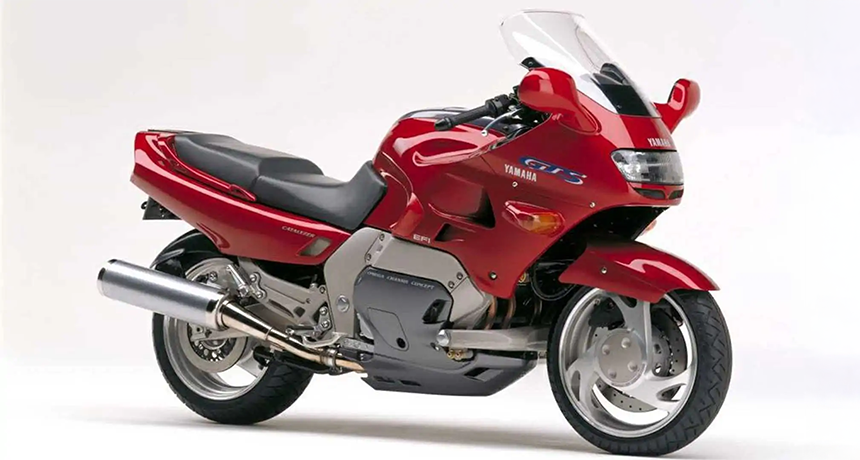 Yamaha GTS1000 red on white background