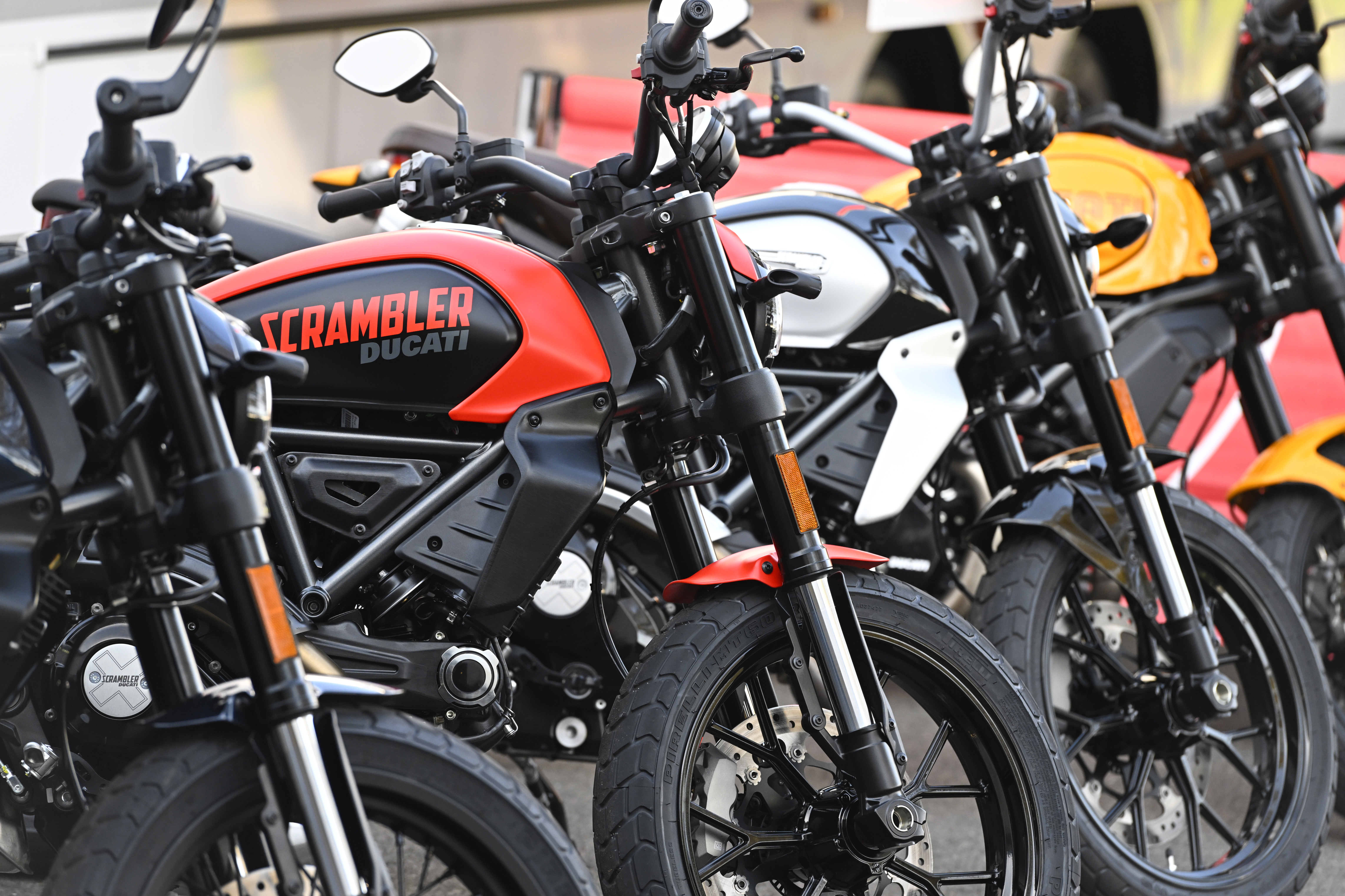 Line-up of the Ducati Scrambler range