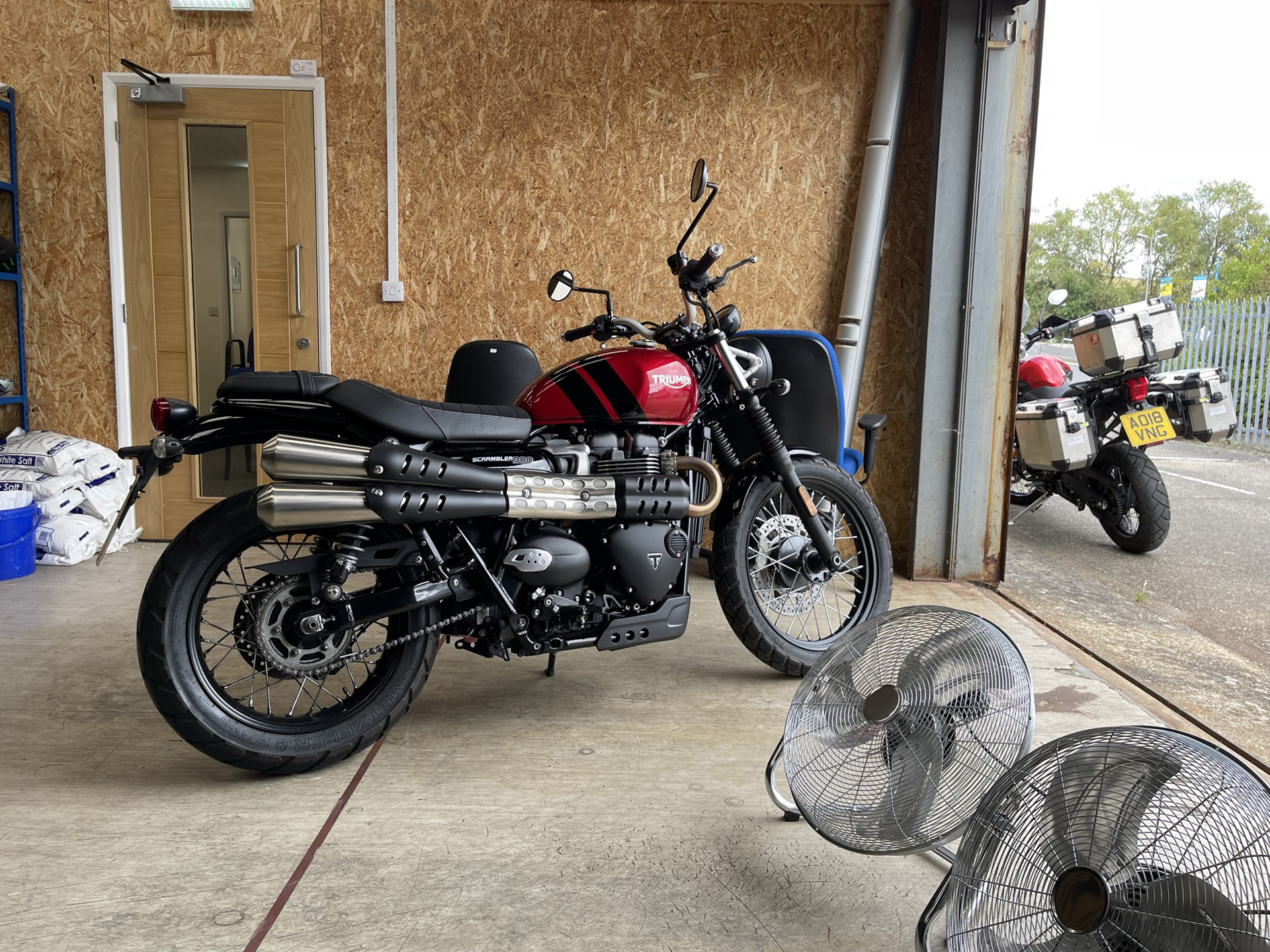 Triumph Scrambler 900 at BikeMatters HQ