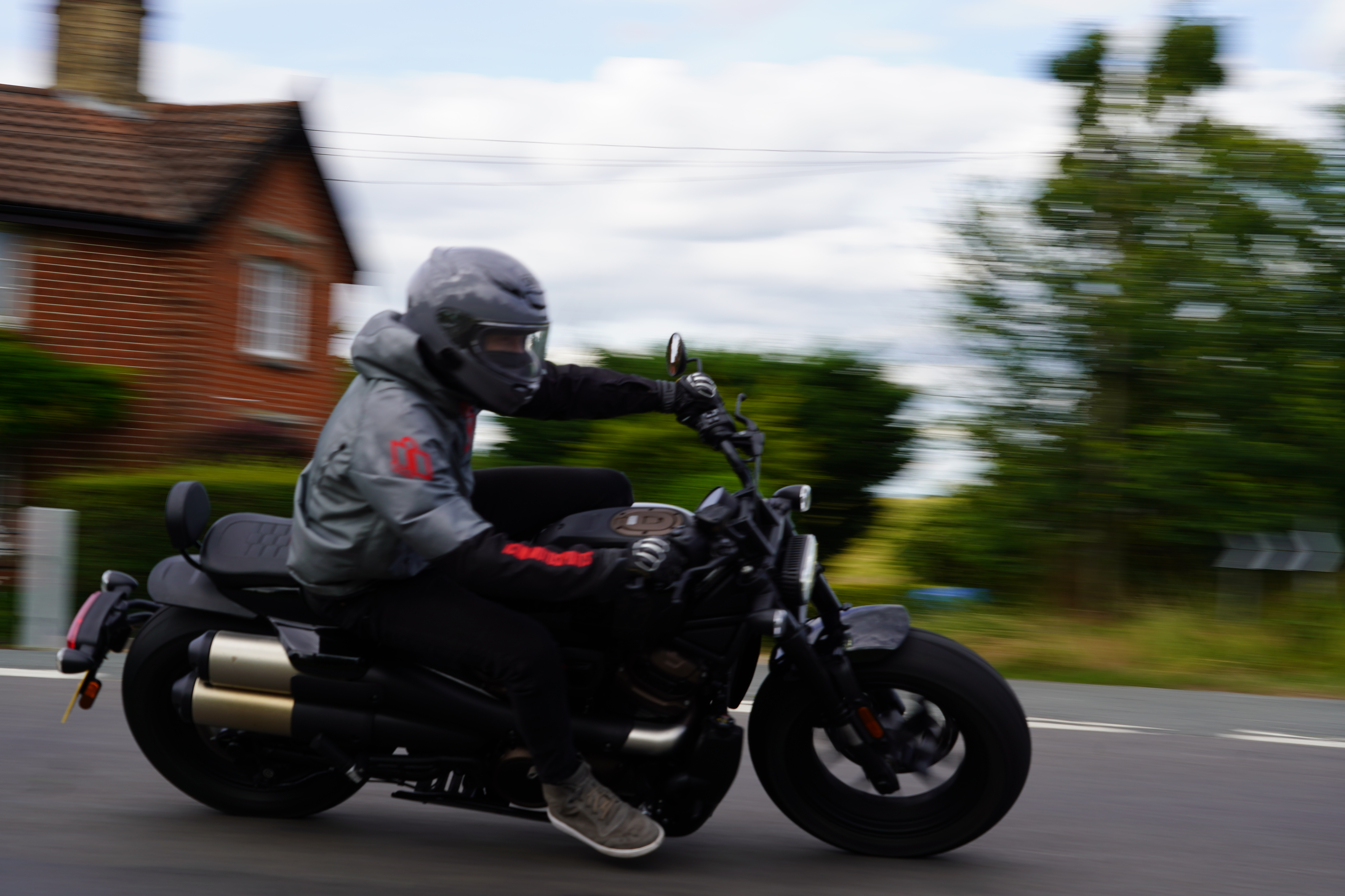 Harley-Davidson Sportster S Riding UK Roads Alex