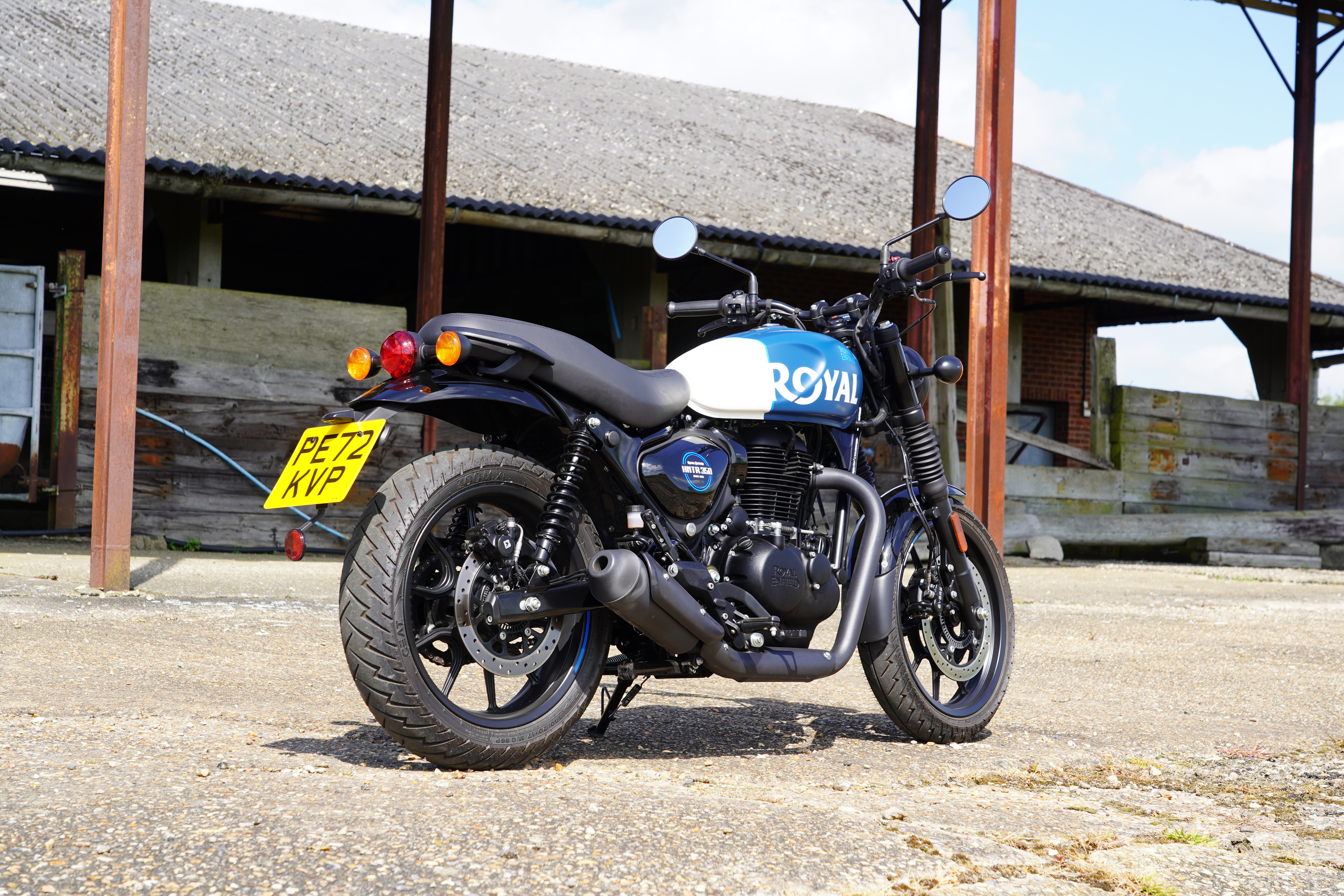 2023 Royal Enfield Hunter 350 side rear view