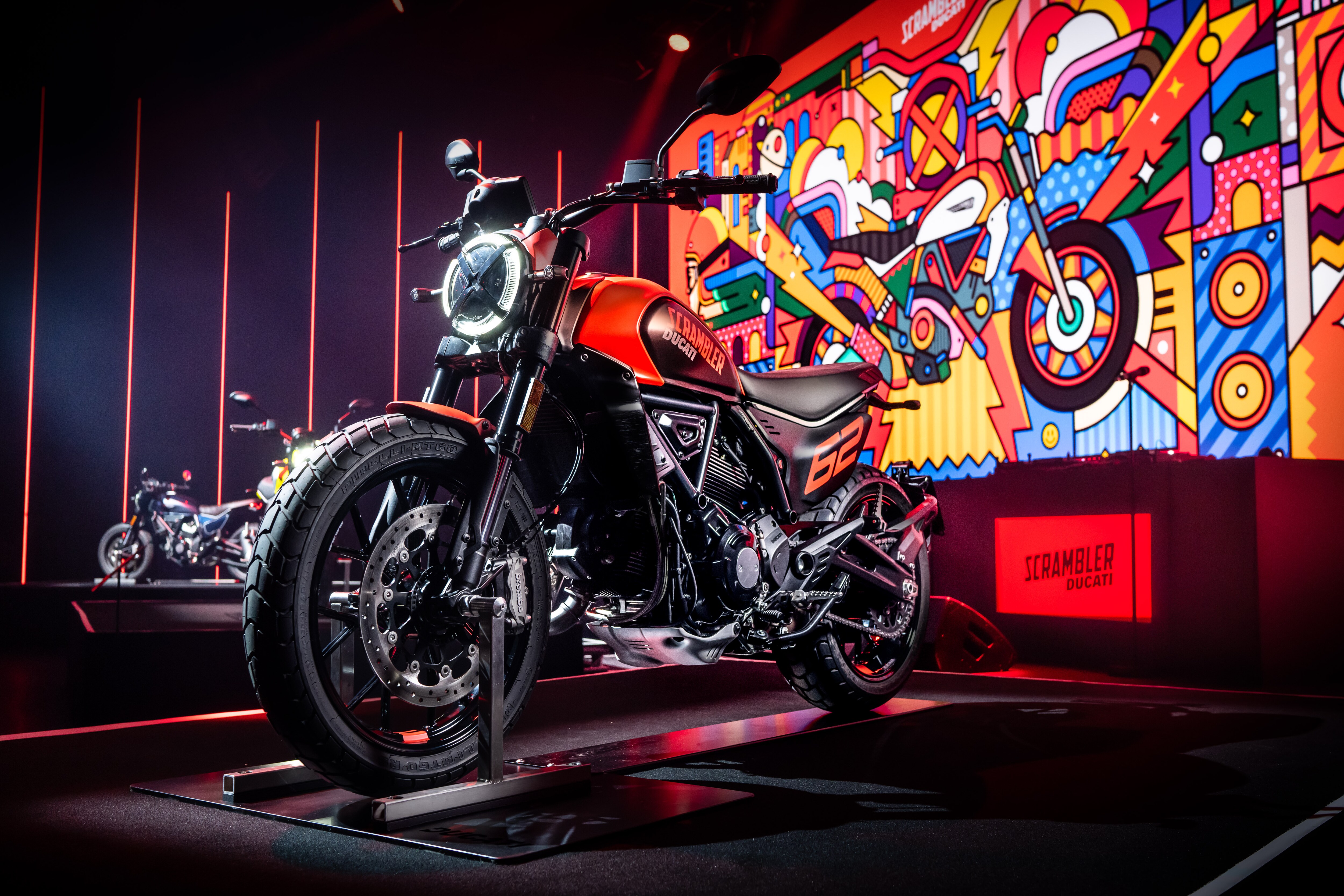 Ducati Scrambler Full Throttle at the reveal event