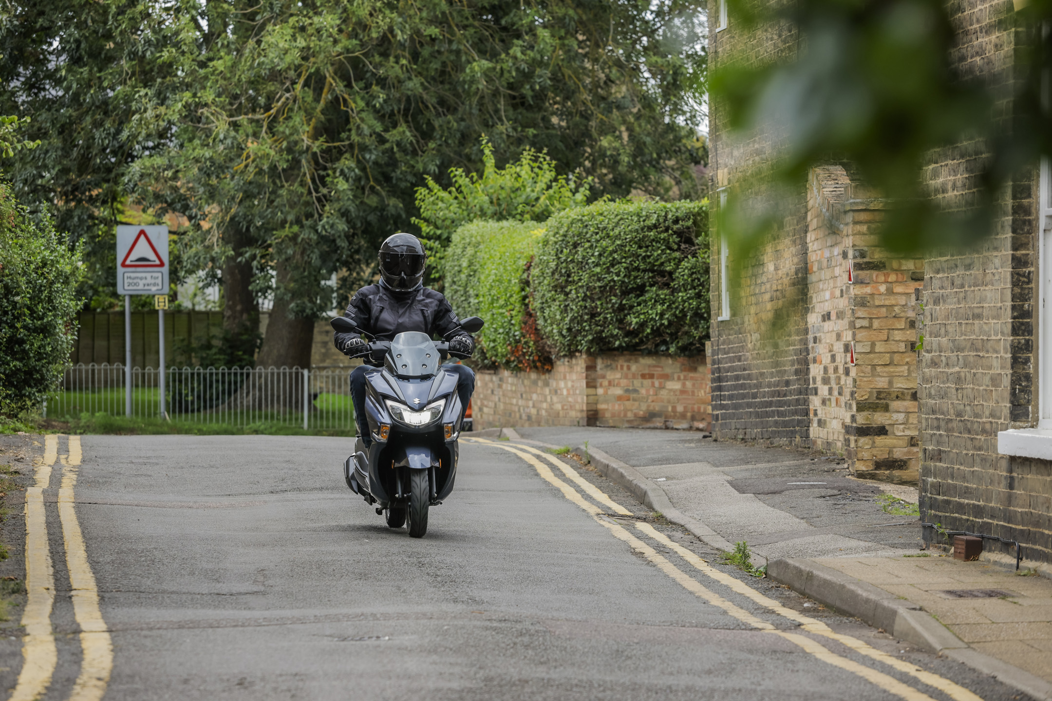 Suzuki Burgman 125 2023 on UK road