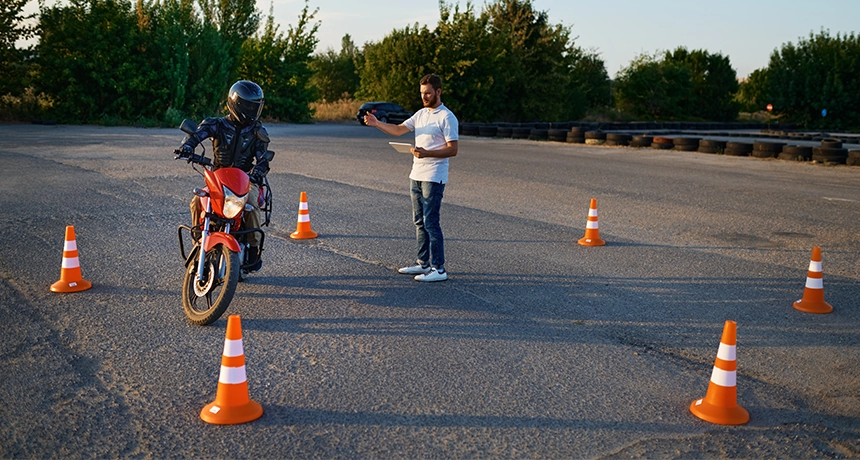 motorbike training course