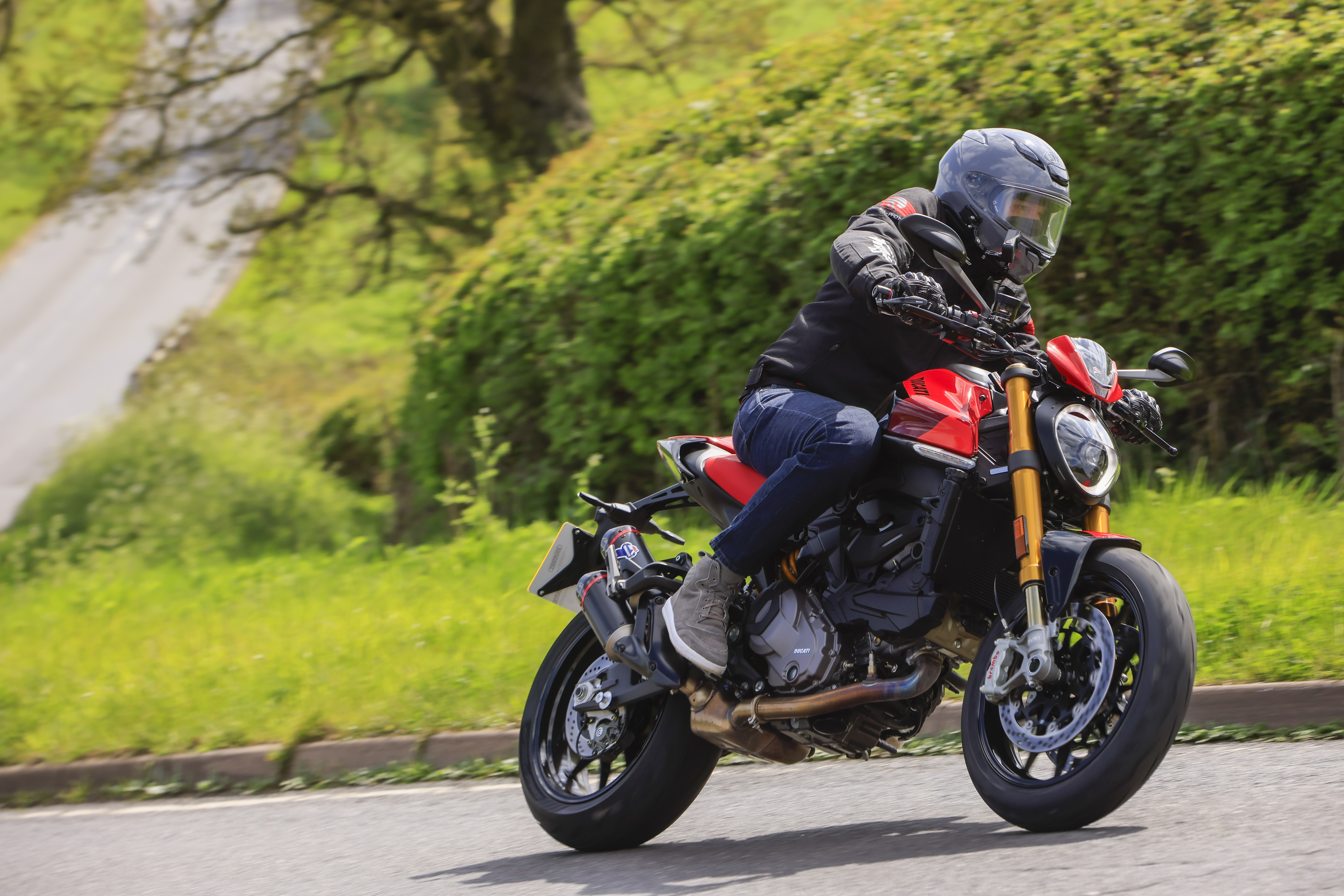 2023 Ducati Monster SP review - Alex riding in the UK