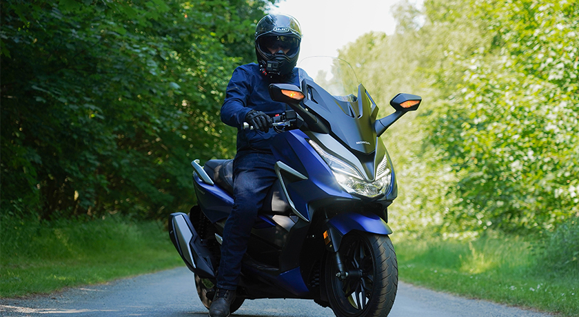 100 miles on my new Forza 350 (Left) next to a PCX 125 (Right) for scale. :  r/scooters