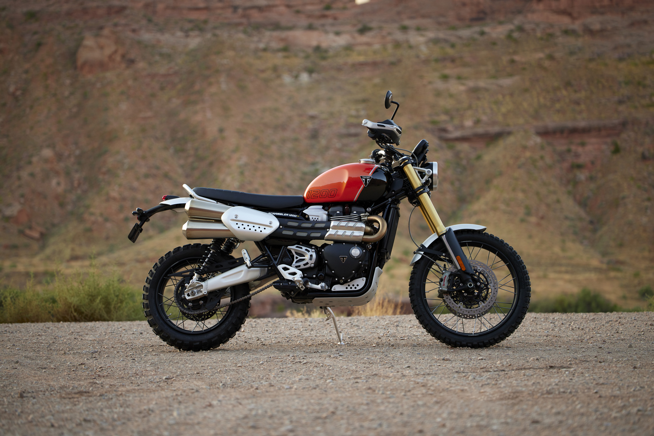 2024 Triumph Scrambler 1200 XE side-on