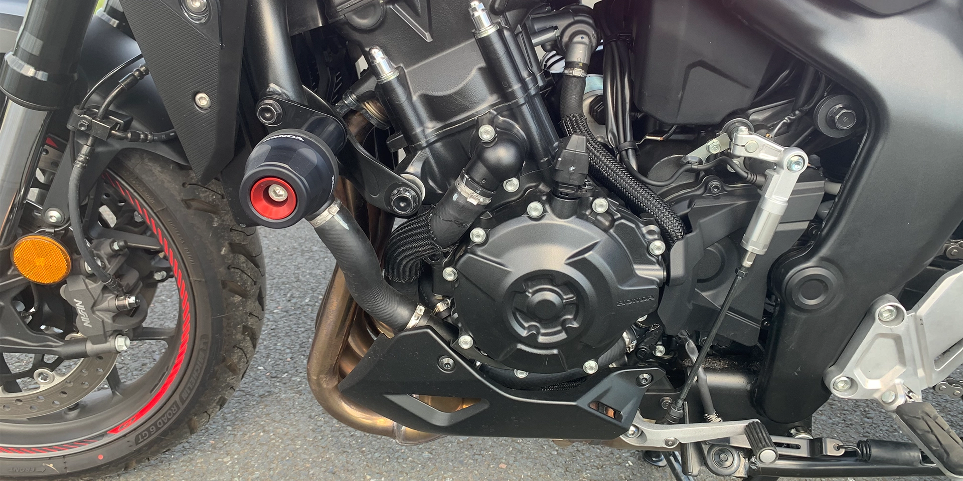 Honda CB1000GT Close Up Engine.webp