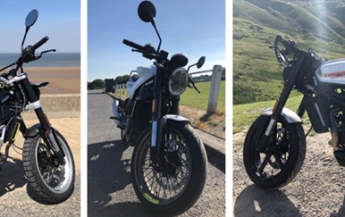 Three new Husqvarna Motorcycle models road tested