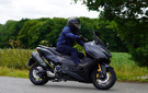 Yamaha Tmax Tech Max Maxi Scooter Road Test Review - Euro 5