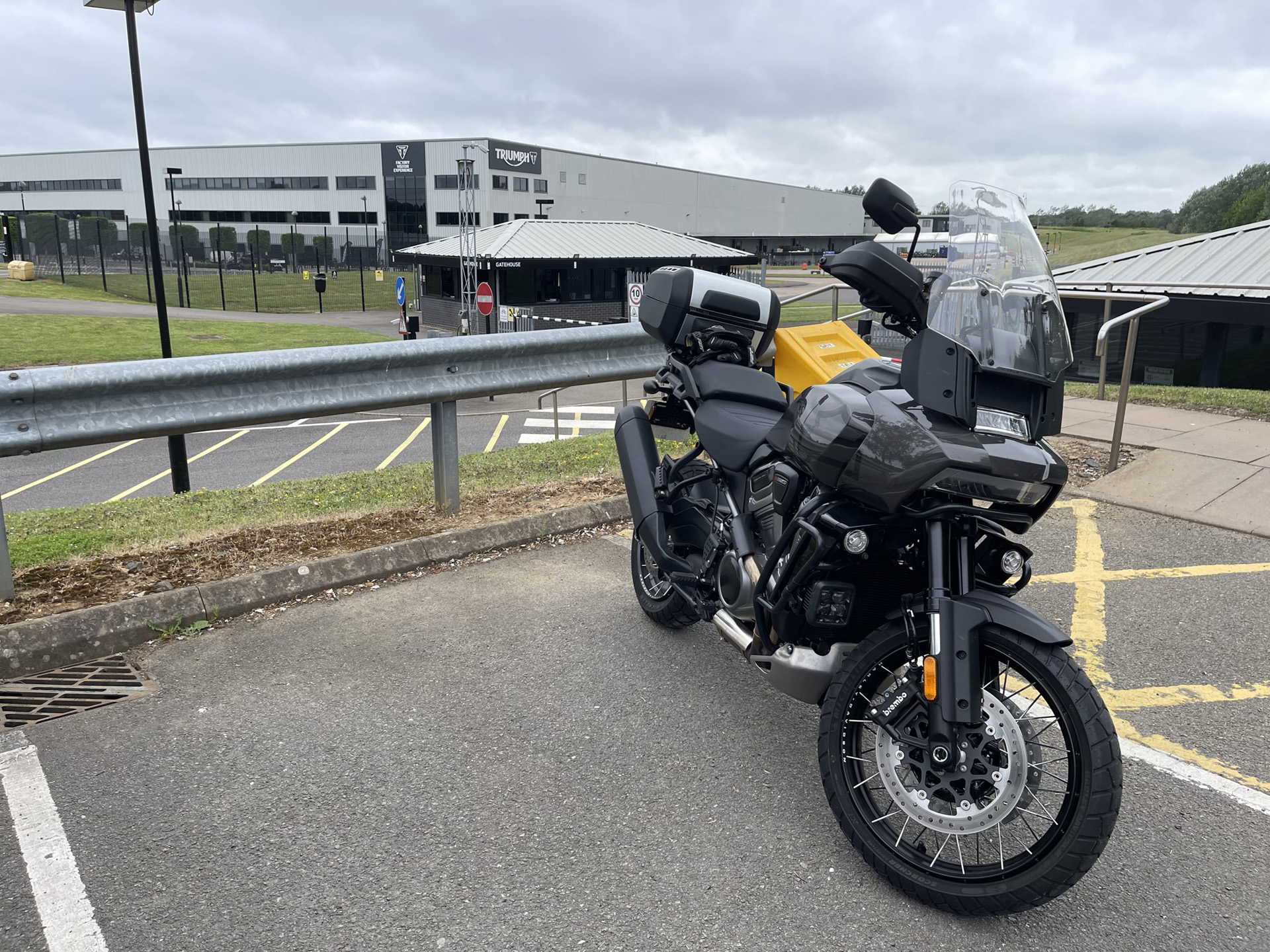 Harley-Davidson Pan America 1250 Special at the Triumph Factory in Hinckley