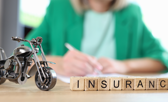 What does third-party motorcycle insurance cover?