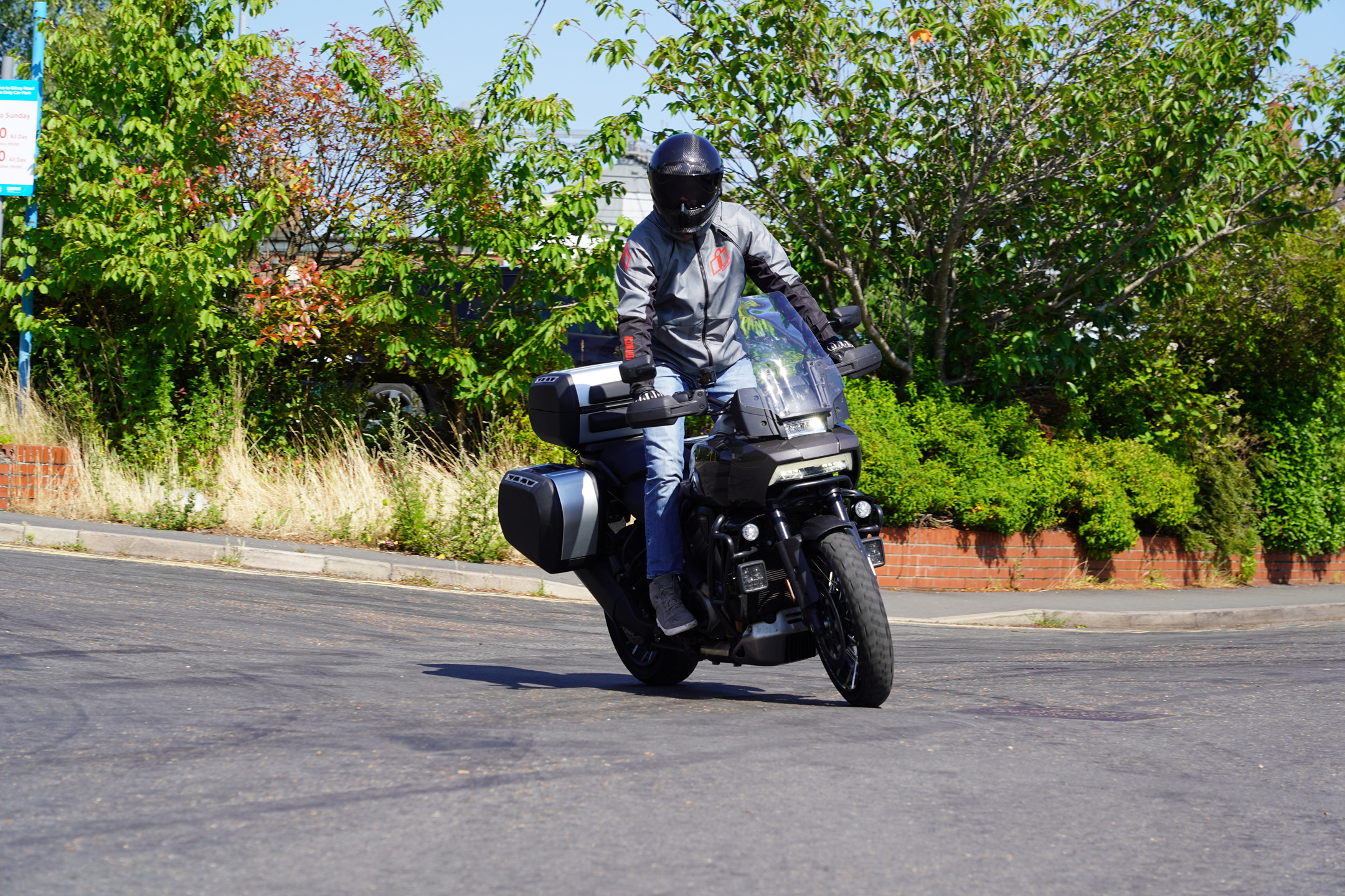 Standing up on the Harley-Davidson Pan America 1250 Special
